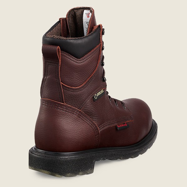 Safety Støvler Herre - Red Wing Supersole® 2.0 - 8-Inch Insulated Waterproof Csa Toe - Bordeaux - IL